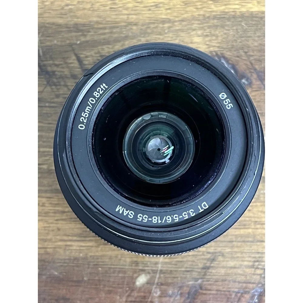 Sony DT 18-55mm f3.5-5.6 SAM Zoom Lens for A-Mount DSLR SAL1855 Black
